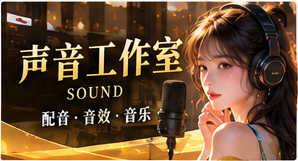 声音工作室与创作者日志主题画面
